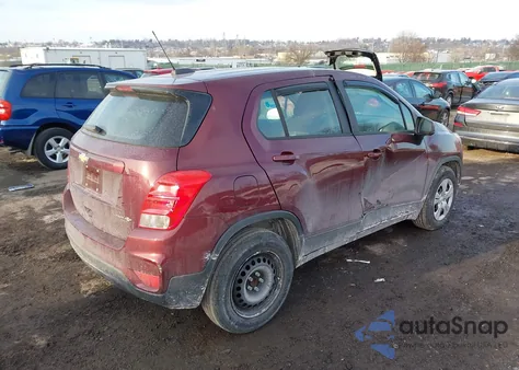 2017 Chevrolet Trax Ls из США, поврежденный, VIN 3GNCJKSB7HL270546